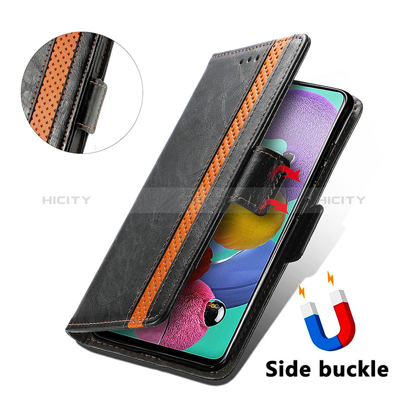 Coque Portefeuille Livre Cuir Etui Clapet S02D pour Samsung Galaxy A51 4G Plus