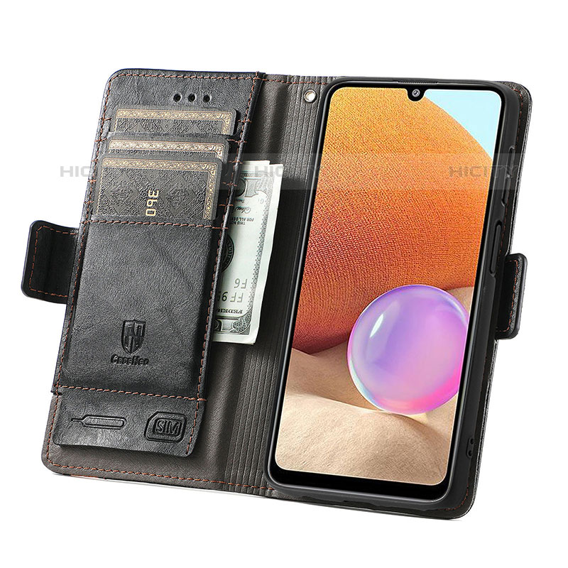 Coque Portefeuille Livre Cuir Etui Clapet S02D pour Samsung Galaxy M32 5G Plus