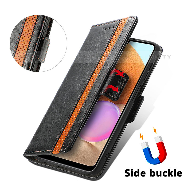 Coque Portefeuille Livre Cuir Etui Clapet S02D pour Samsung Galaxy M32 5G Plus