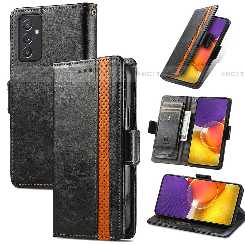 Coque Portefeuille Livre Cuir Etui Clapet S02D pour Samsung Galaxy Quantum4 5G Plus