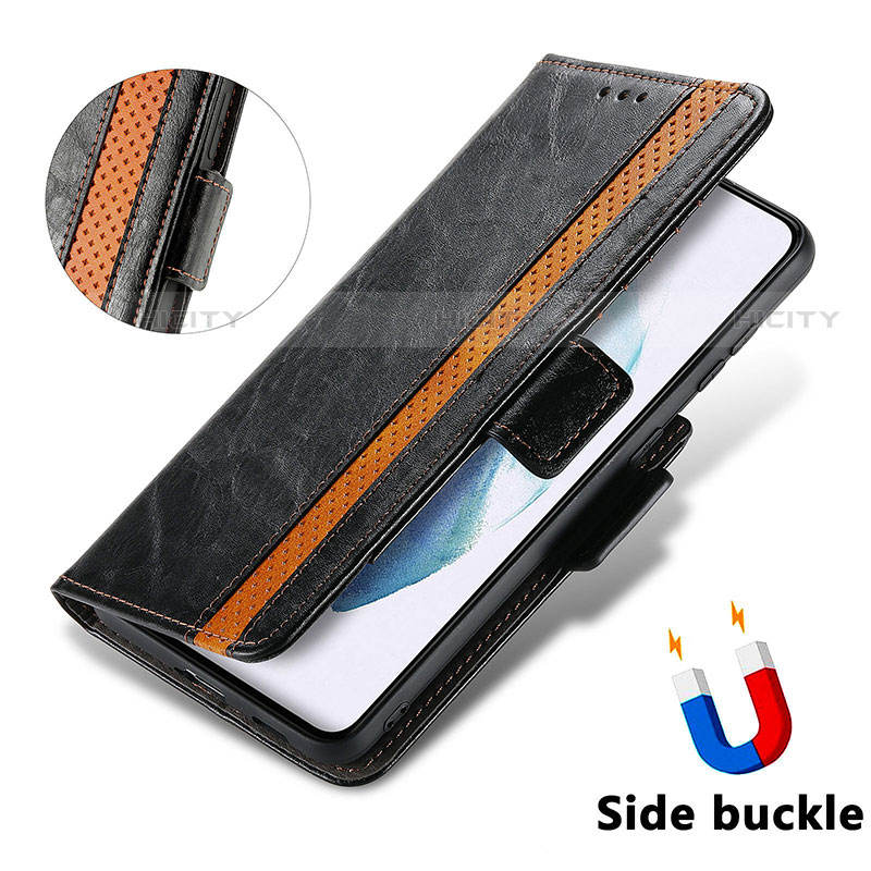 Coque Portefeuille Livre Cuir Etui Clapet S02D pour Samsung Galaxy S21 5G Plus