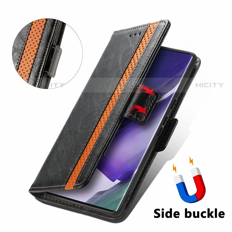 Coque Portefeuille Livre Cuir Etui Clapet S02D pour Samsung Galaxy S21 Ultra 5G Plus