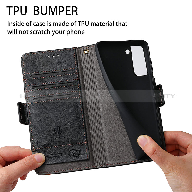 Coque Portefeuille Livre Cuir Etui Clapet S02D pour Samsung Galaxy S25 5G Plus