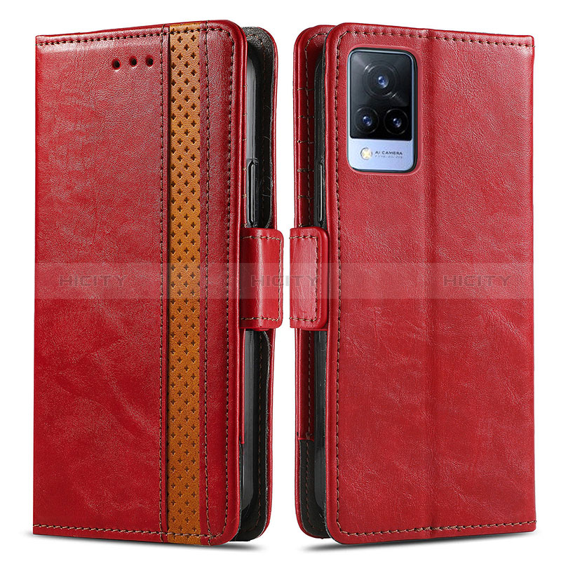 Coque Portefeuille Livre Cuir Etui Clapet S02D pour Vivo V21 5G Plus