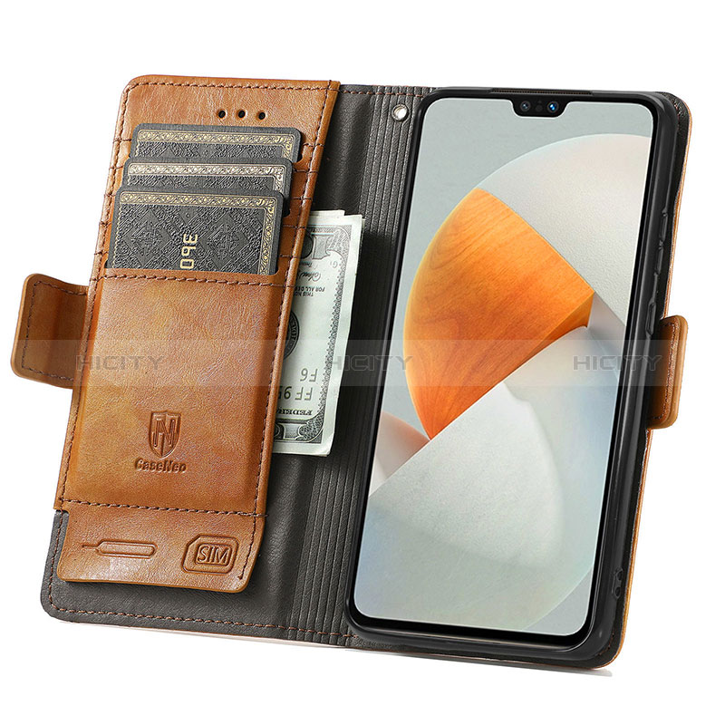 Coque Portefeuille Livre Cuir Etui Clapet S02D pour Vivo V23 5G Plus