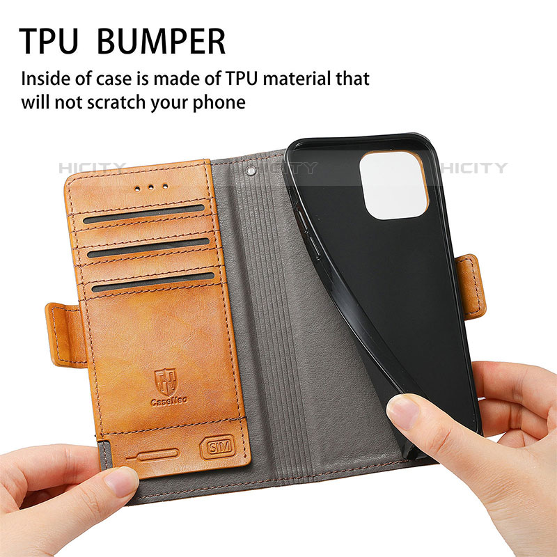 Coque Portefeuille Livre Cuir Etui Clapet S02D pour Vivo Y52 5G Plus