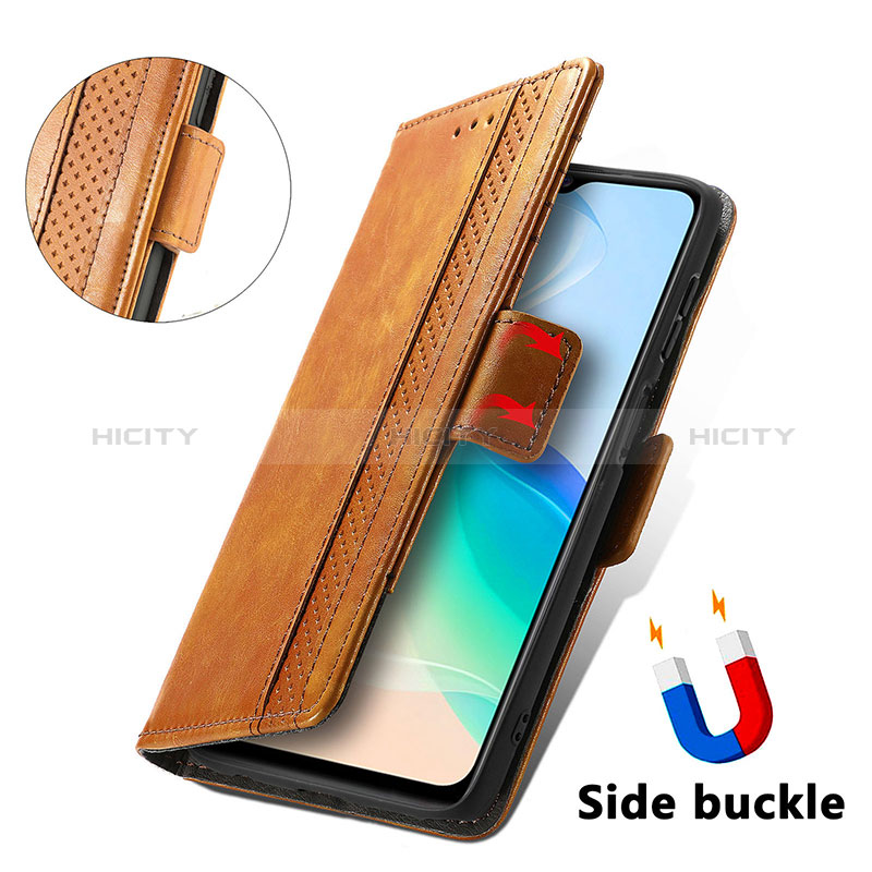 Coque Portefeuille Livre Cuir Etui Clapet S02D pour Vivo Y76 5G Plus