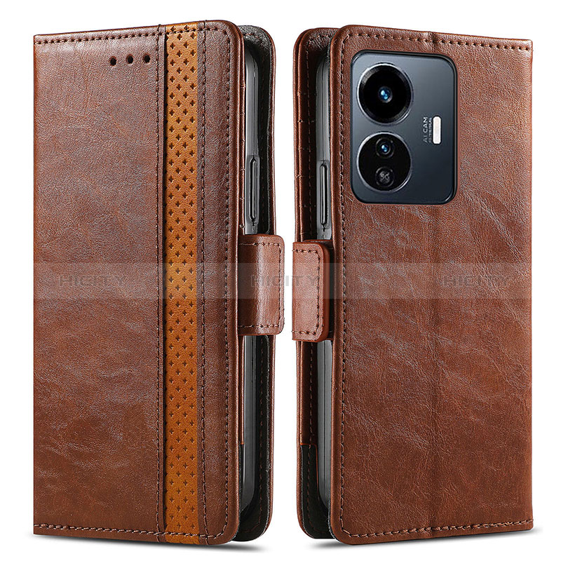 Coque Portefeuille Livre Cuir Etui Clapet S02D pour Vivo Y77 5G Plus