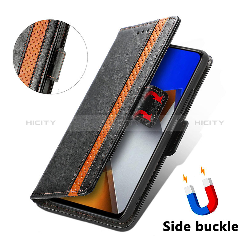 Coque Portefeuille Livre Cuir Etui Clapet S02D pour Xiaomi Poco M4 Pro 4G Plus