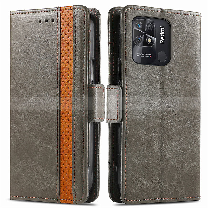 Coque Portefeuille Livre Cuir Etui Clapet S02D pour Xiaomi Redmi 10 India Plus