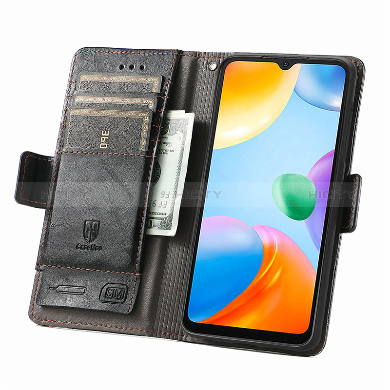 Coque Portefeuille Livre Cuir Etui Clapet S02D pour Xiaomi Redmi 10C 4G Plus