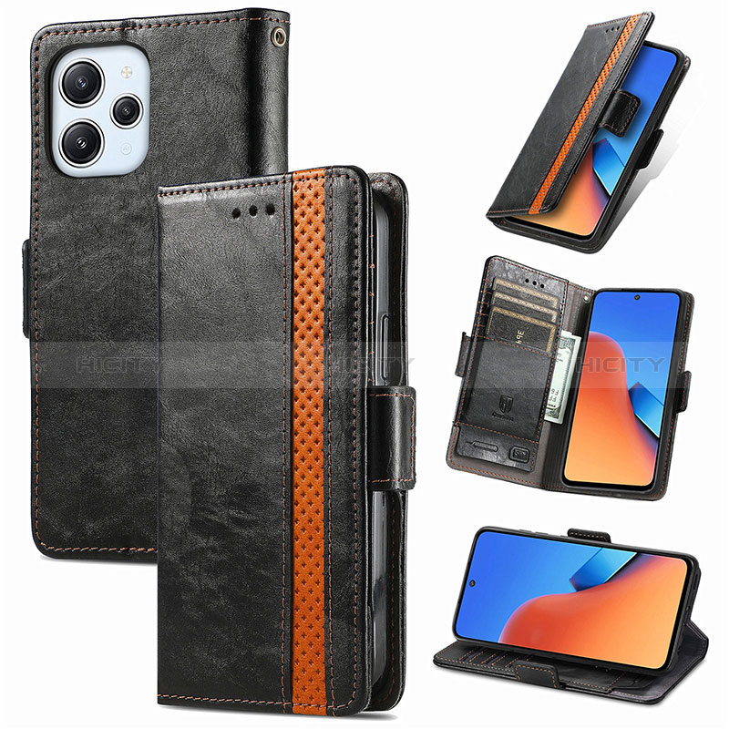 Coque Portefeuille Livre Cuir Etui Clapet S02D pour Xiaomi Redmi 12 4G Plus