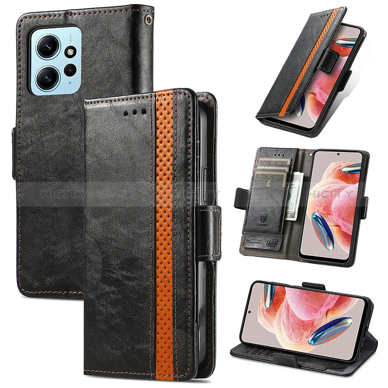 Coque Portefeuille Livre Cuir Etui Clapet S02D pour Xiaomi Redmi Note 12 4G Plus