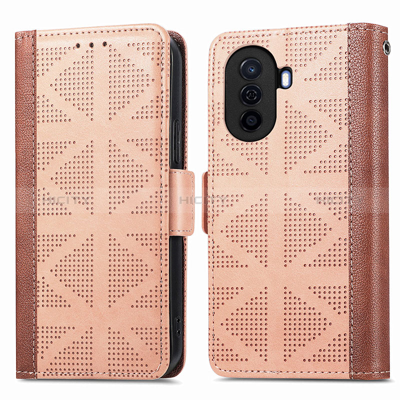 Coque Portefeuille Livre Cuir Etui Clapet S03D pour Huawei Nova Y70 Plus