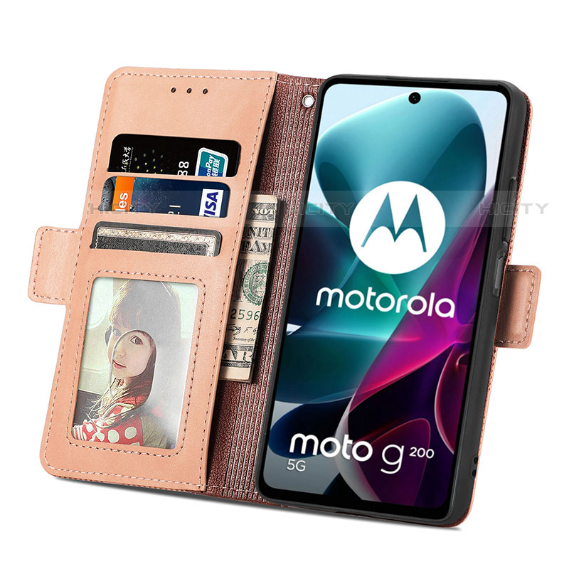 Coque Portefeuille Livre Cuir Etui Clapet S03D pour Motorola Moto Edge S30 5G Plus