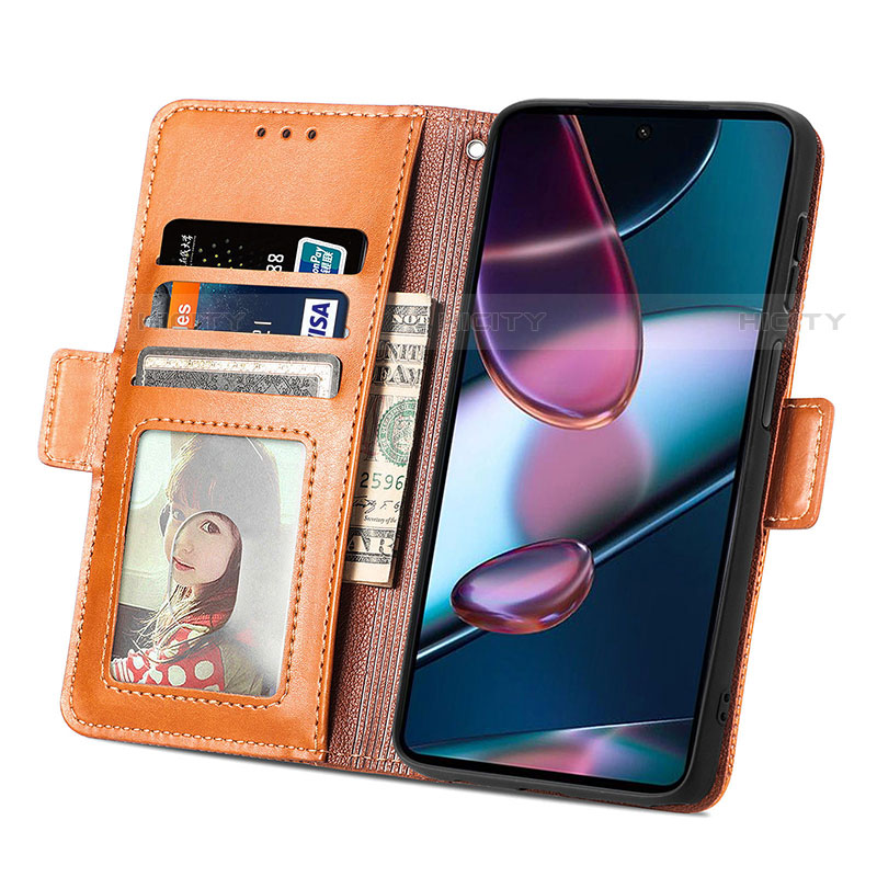 Coque Portefeuille Livre Cuir Etui Clapet S03D pour Motorola Moto Edge X30 5G Plus