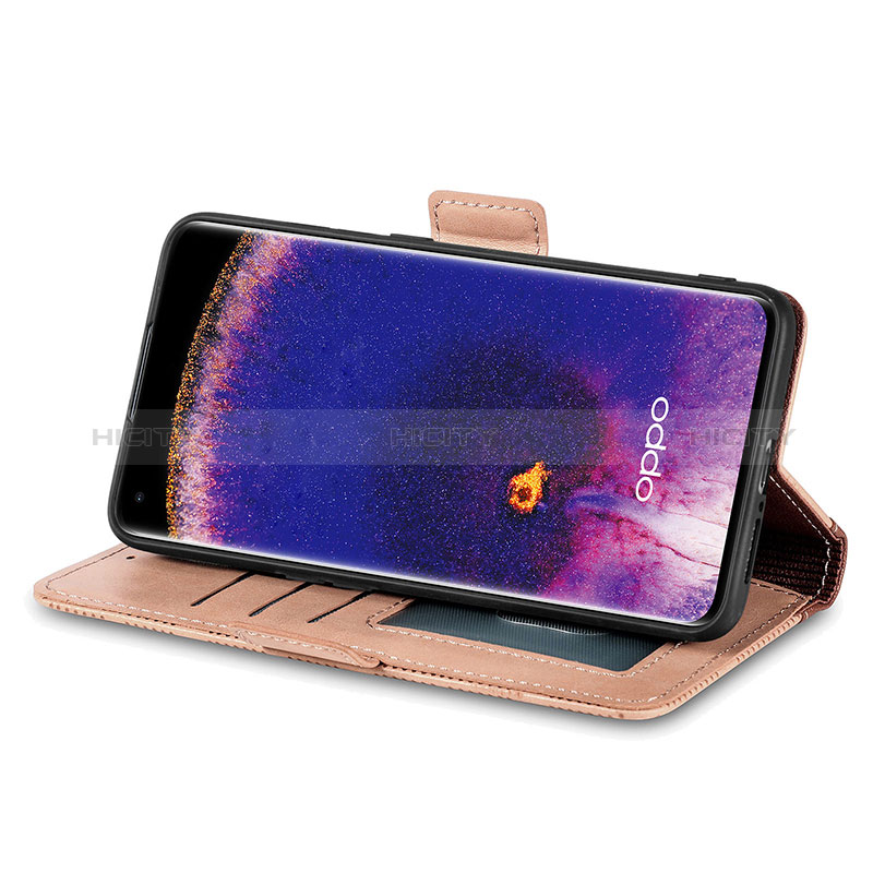 Coque Portefeuille Livre Cuir Etui Clapet S03D pour Oppo Find X5 5G Plus