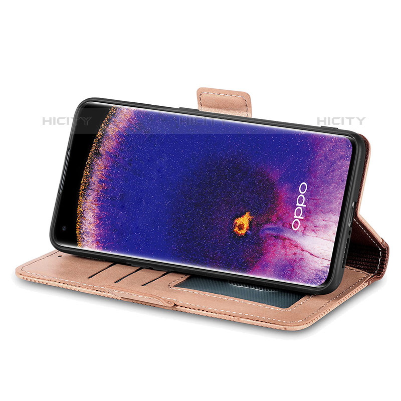 Coque Portefeuille Livre Cuir Etui Clapet S03D pour Oppo Find X5 Pro 5G Plus