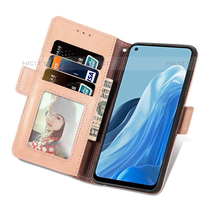 Coque Portefeuille Livre Cuir Etui Clapet S03D pour Oppo Reno7 4G Plus