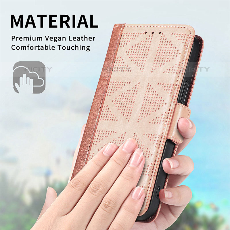 Coque Portefeuille Livre Cuir Etui Clapet S03D pour Oppo Reno7 4G Plus