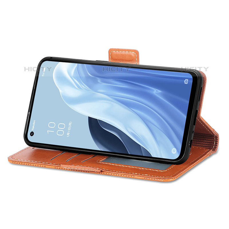 Coque Portefeuille Livre Cuir Etui Clapet S03D pour Oppo Reno7 A Plus