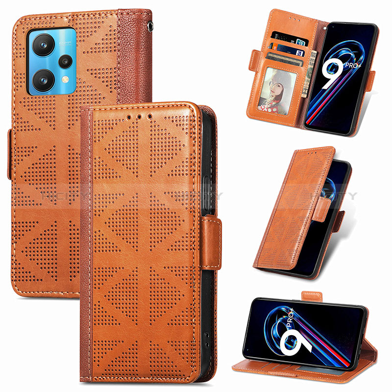 Coque Portefeuille Livre Cuir Etui Clapet S03D pour Realme 9 4G Plus