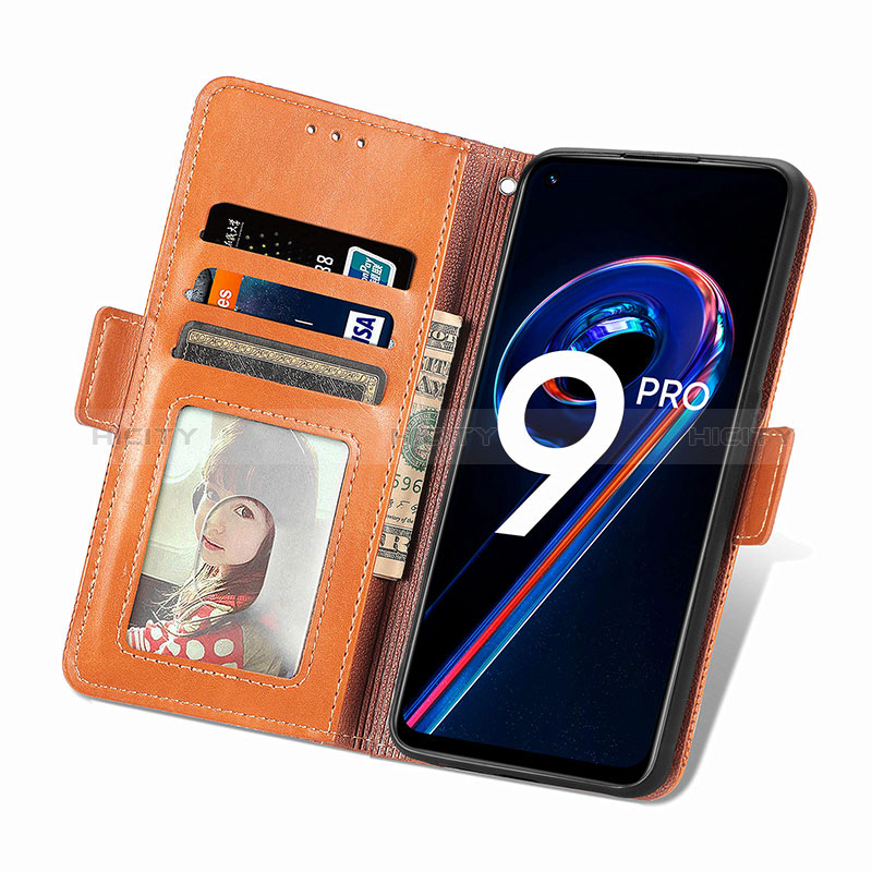 Coque Portefeuille Livre Cuir Etui Clapet S03D pour Realme 9 5G Plus