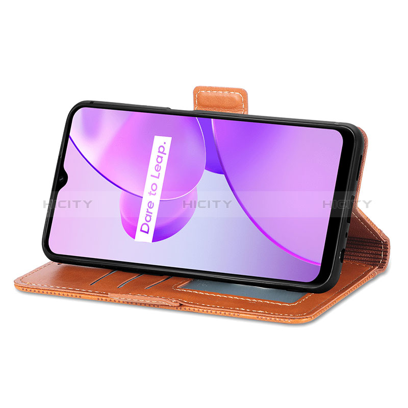 Coque Portefeuille Livre Cuir Etui Clapet S03D pour Realme C31 Plus