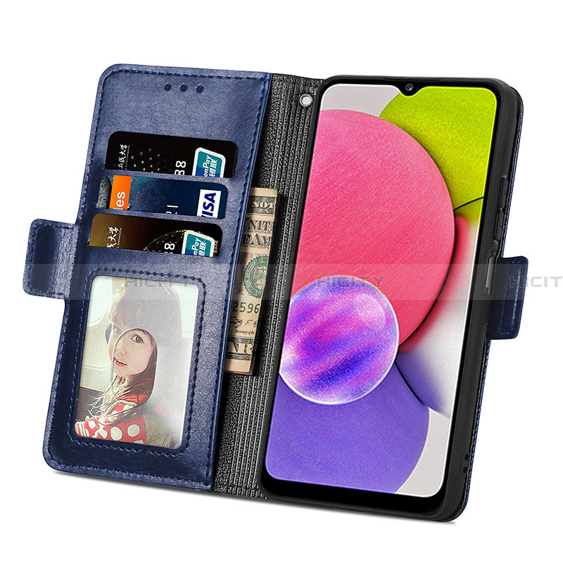 Coque Portefeuille Livre Cuir Etui Clapet S03D pour Samsung Galaxy F02S SM-E025F Plus