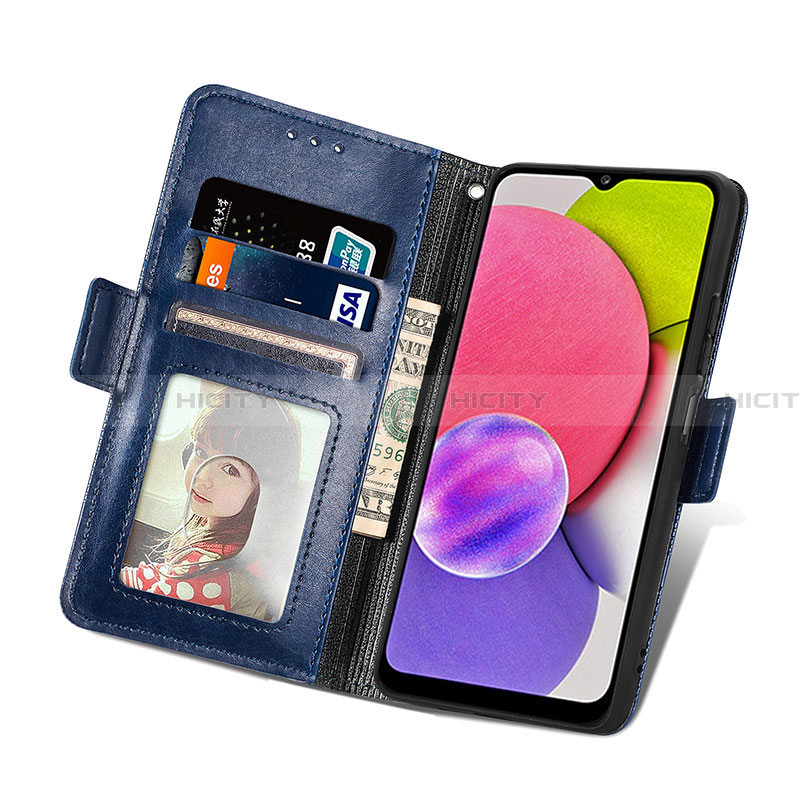 Coque Portefeuille Livre Cuir Etui Clapet S03D pour Samsung Galaxy F02S SM-E025F Plus