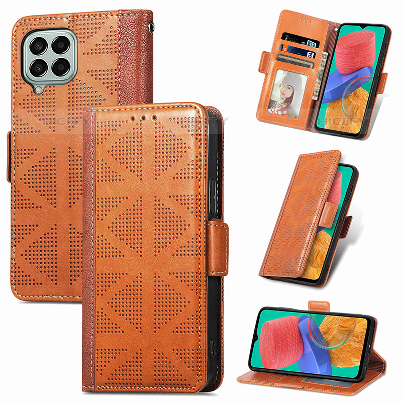 Coque Portefeuille Livre Cuir Etui Clapet S03D pour Samsung Galaxy M33 5G Plus