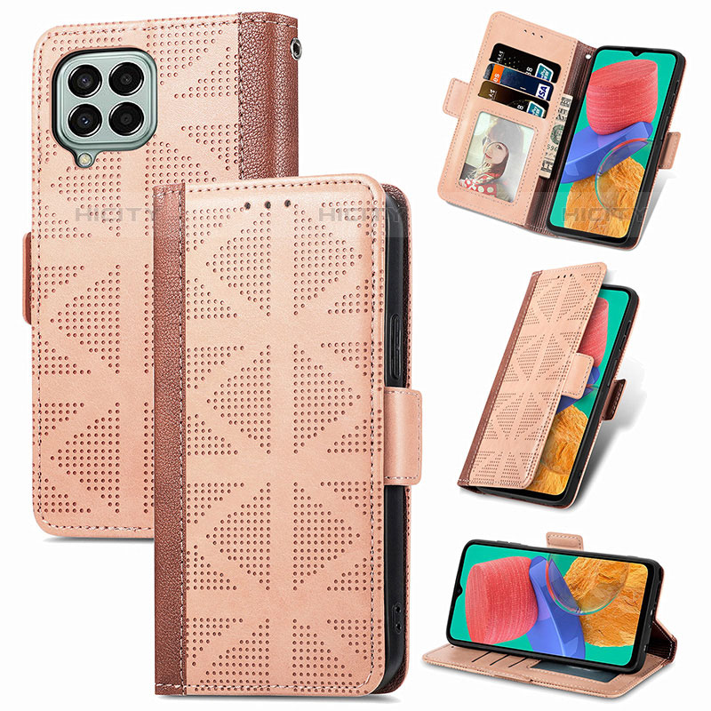 Coque Portefeuille Livre Cuir Etui Clapet S03D pour Samsung Galaxy M33 5G Plus