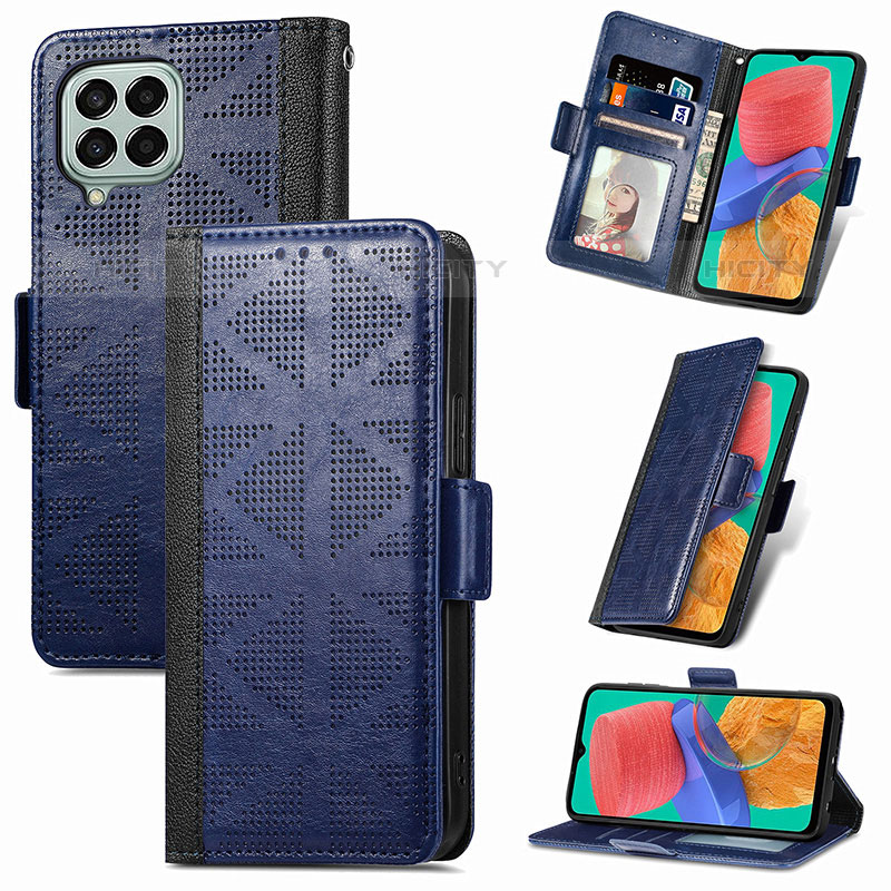 Coque Portefeuille Livre Cuir Etui Clapet S03D pour Samsung Galaxy M33 5G Plus