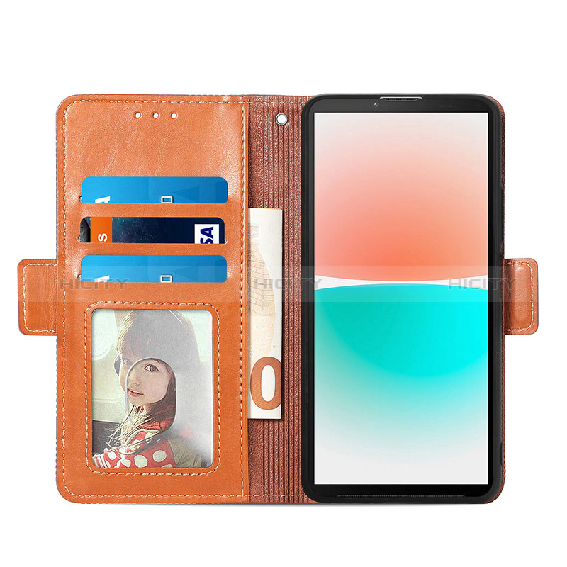 Coque Portefeuille Livre Cuir Etui Clapet S03D pour Sony Xperia 10 IV SO-52C Plus