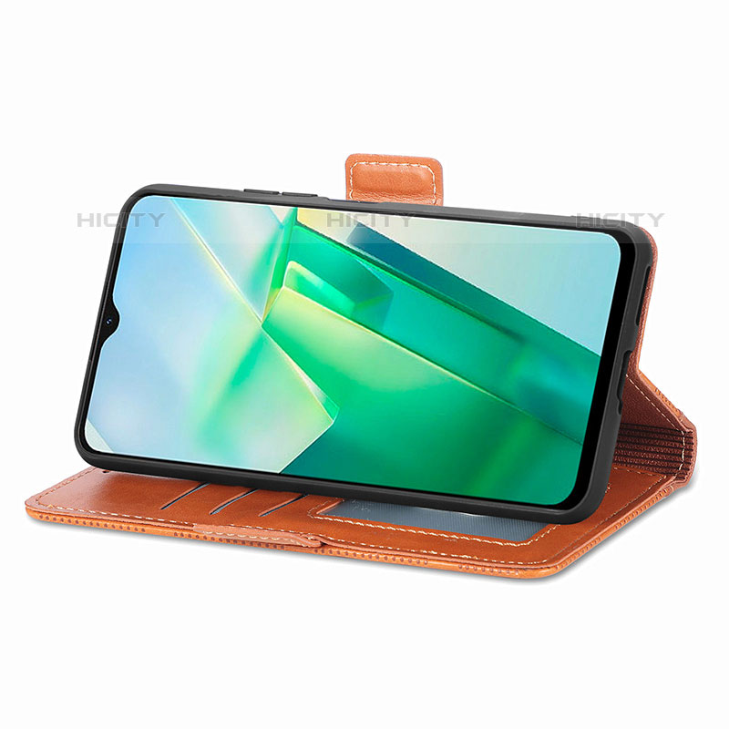 Coque Portefeuille Livre Cuir Etui Clapet S03D pour Vivo iQOO Z6x Plus