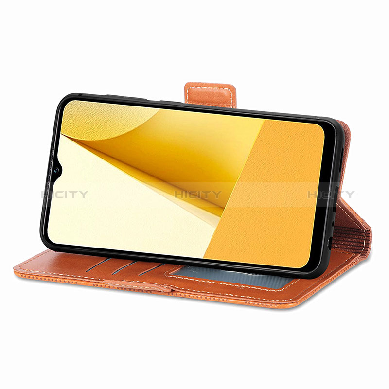 Coque Portefeuille Livre Cuir Etui Clapet S03D pour Vivo Y02S Plus