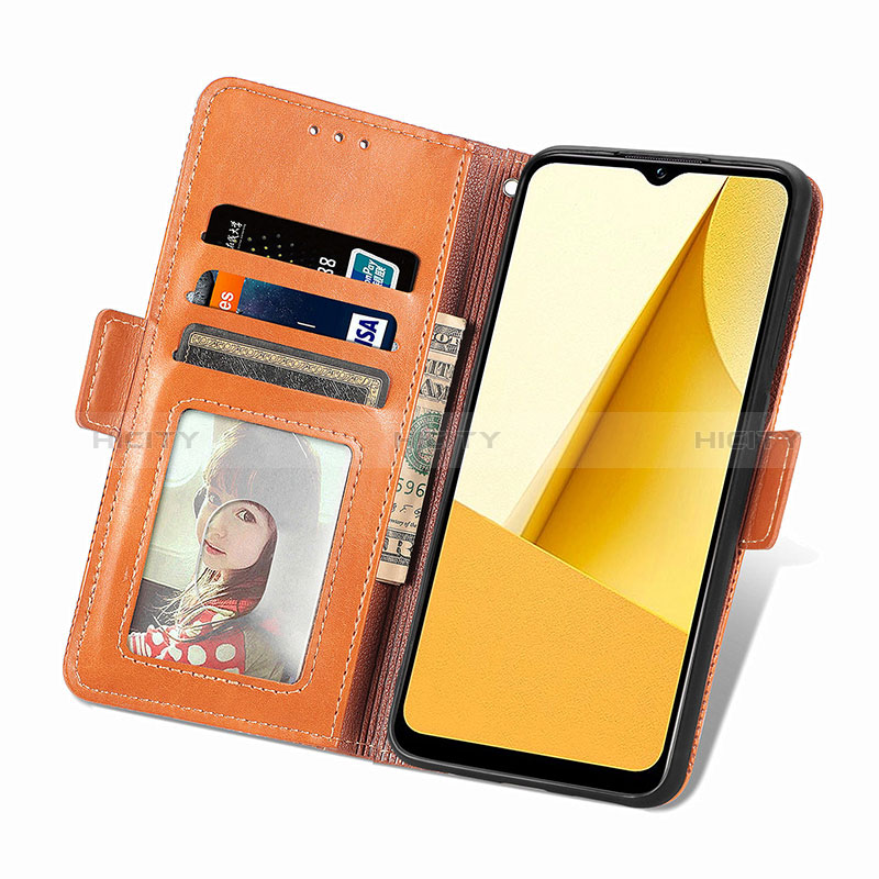 Coque Portefeuille Livre Cuir Etui Clapet S03D pour Vivo Y16 Plus