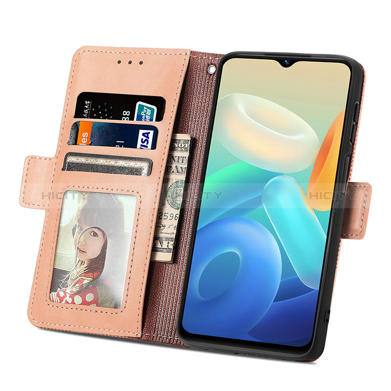 Coque Portefeuille Livre Cuir Etui Clapet S03D pour Vivo Y30 5G Plus