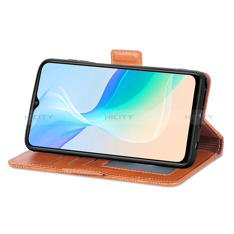 Coque Portefeuille Livre Cuir Etui Clapet S03D pour Vivo Y76 5G Plus