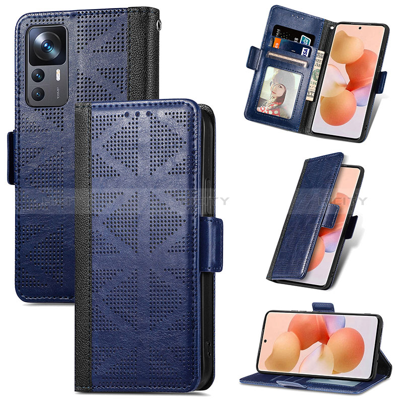 Coque Portefeuille Livre Cuir Etui Clapet S03D pour Xiaomi Mi 12T 5G Plus