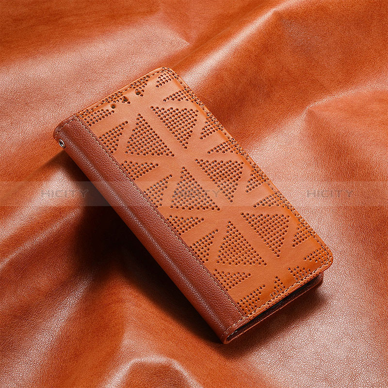 Coque Portefeuille Livre Cuir Etui Clapet S03D pour Xiaomi Redmi 10C 4G Marron Plus