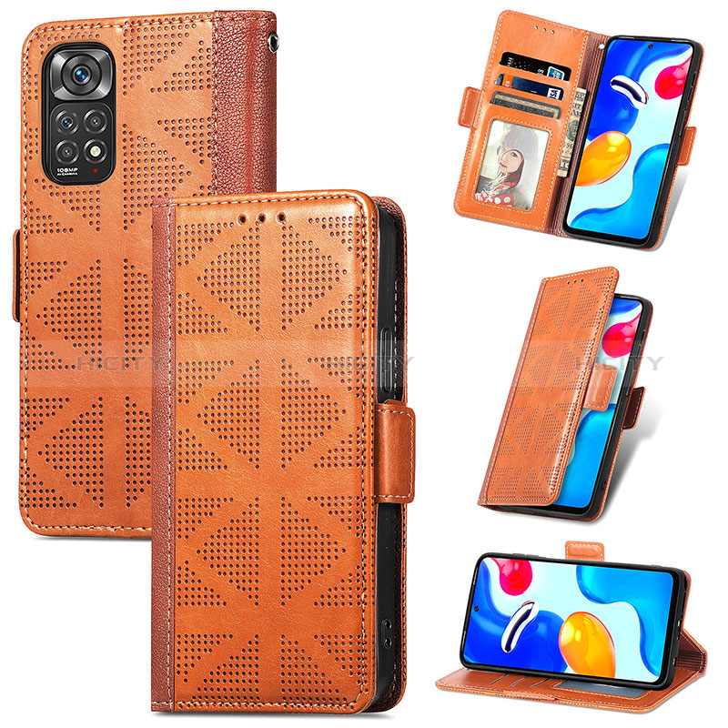 Coque Portefeuille Livre Cuir Etui Clapet S03D pour Xiaomi Redmi Note 11S 4G Plus