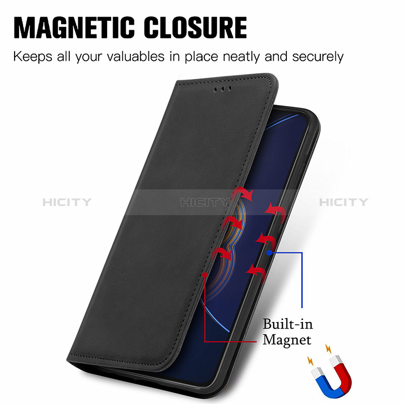 Coque Portefeuille Livre Cuir Etui Clapet S04D pour Asus Zenfone 7 Pro ZS671KS Plus