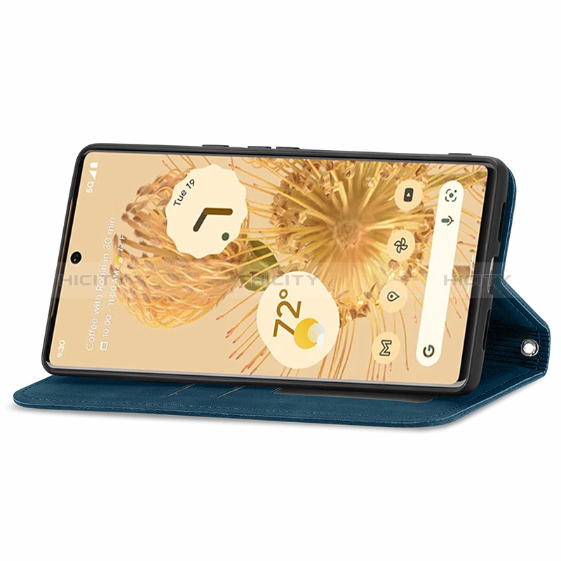 Coque Portefeuille Livre Cuir Etui Clapet S04D pour Google Pixel 6 5G Plus