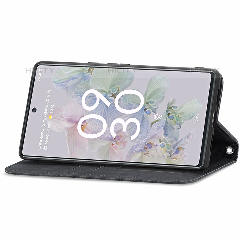 Coque Portefeuille Livre Cuir Etui Clapet S04D pour Google Pixel 6a 5G Plus