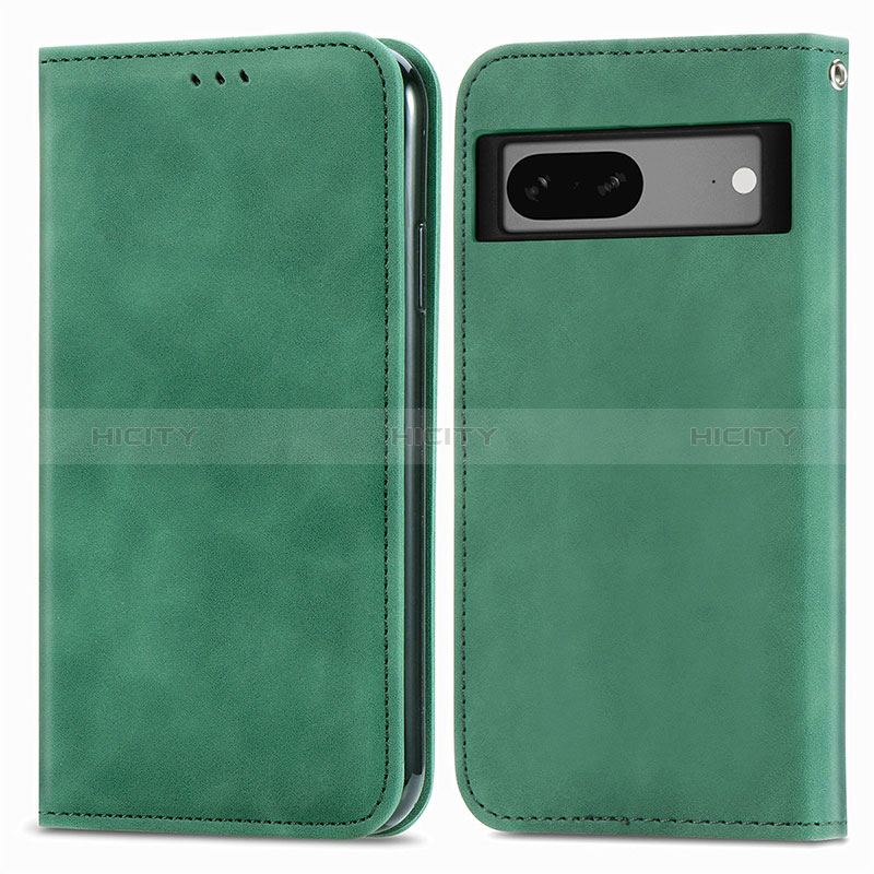 Coque Portefeuille Livre Cuir Etui Clapet S04D pour Google Pixel 7 5G Plus