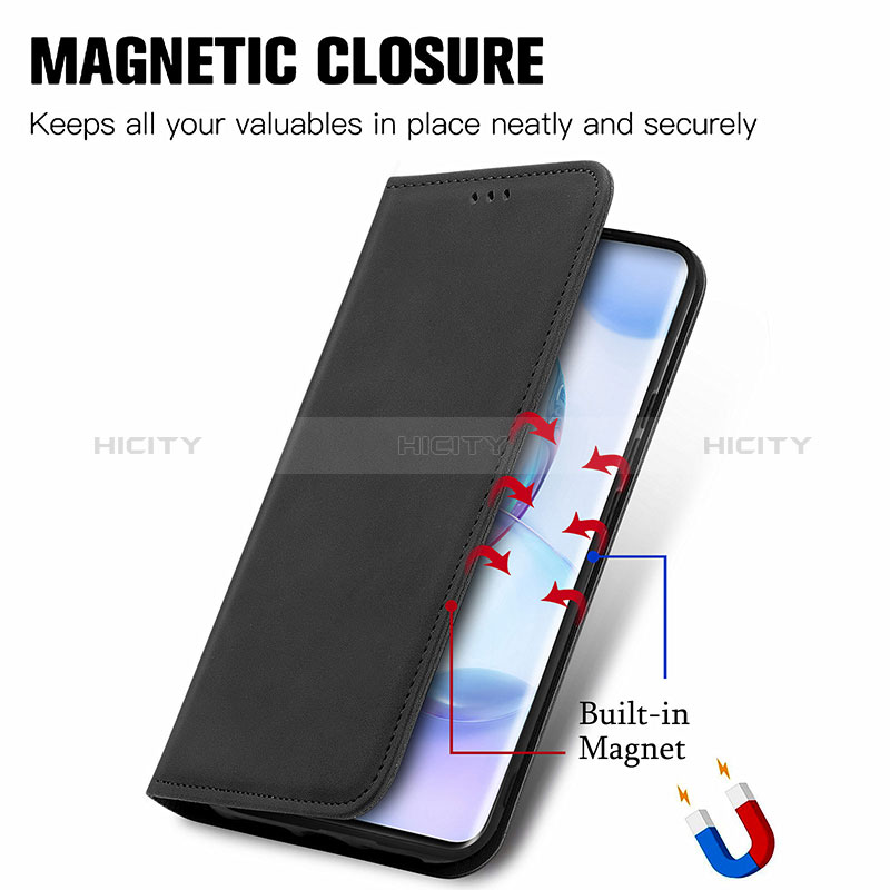 Coque Portefeuille Livre Cuir Etui Clapet S04D pour Huawei Honor 50 5G Plus