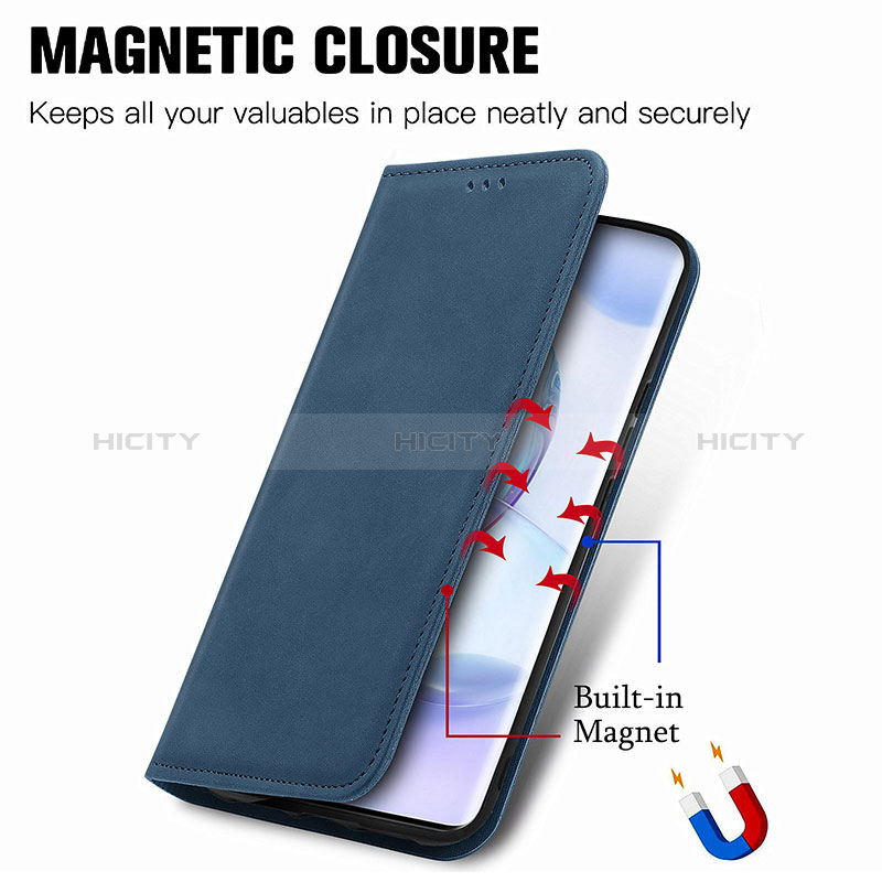 Coque Portefeuille Livre Cuir Etui Clapet S04D pour Huawei Honor 50 Pro 5G Plus