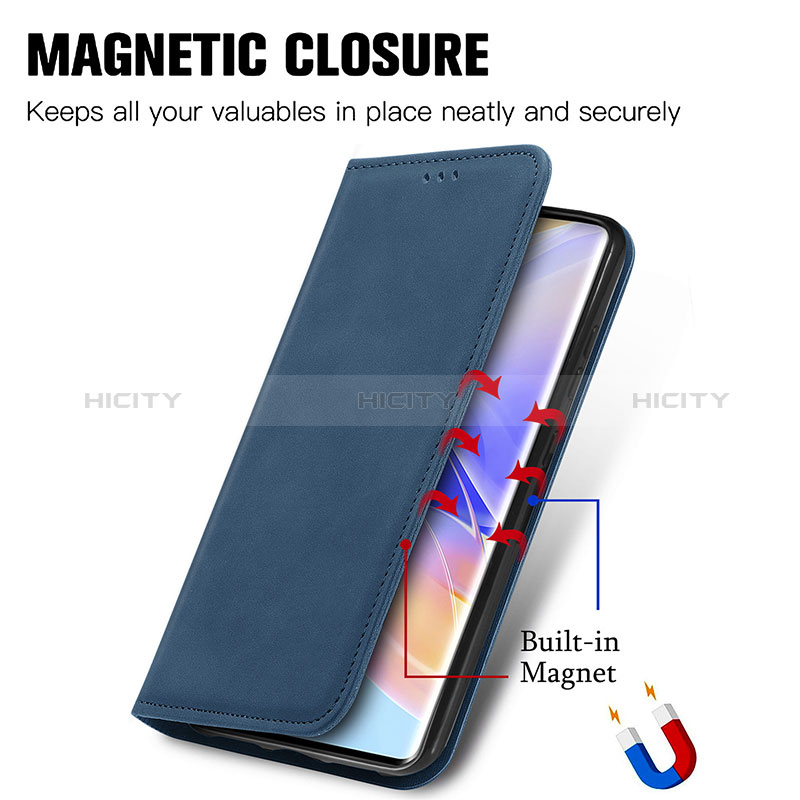 Coque Portefeuille Livre Cuir Etui Clapet S04D pour Huawei Honor 60 SE 5G Plus