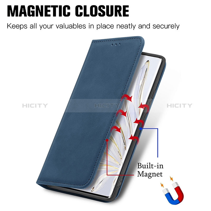 Coque Portefeuille Livre Cuir Etui Clapet S04D pour Huawei Honor 70 5G Plus